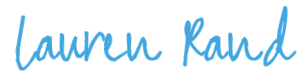 Lauren Rand Sign-off