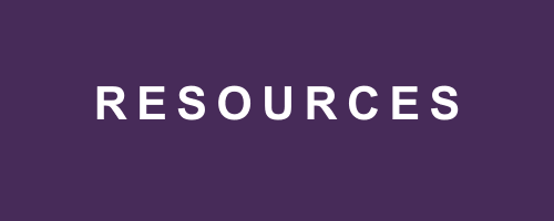 Purple background with the title ‘Resources’ displayed prominently.