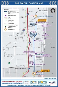 BCRSouth Project Location Map - January 2024