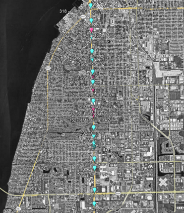 US 41 FRAME Locations