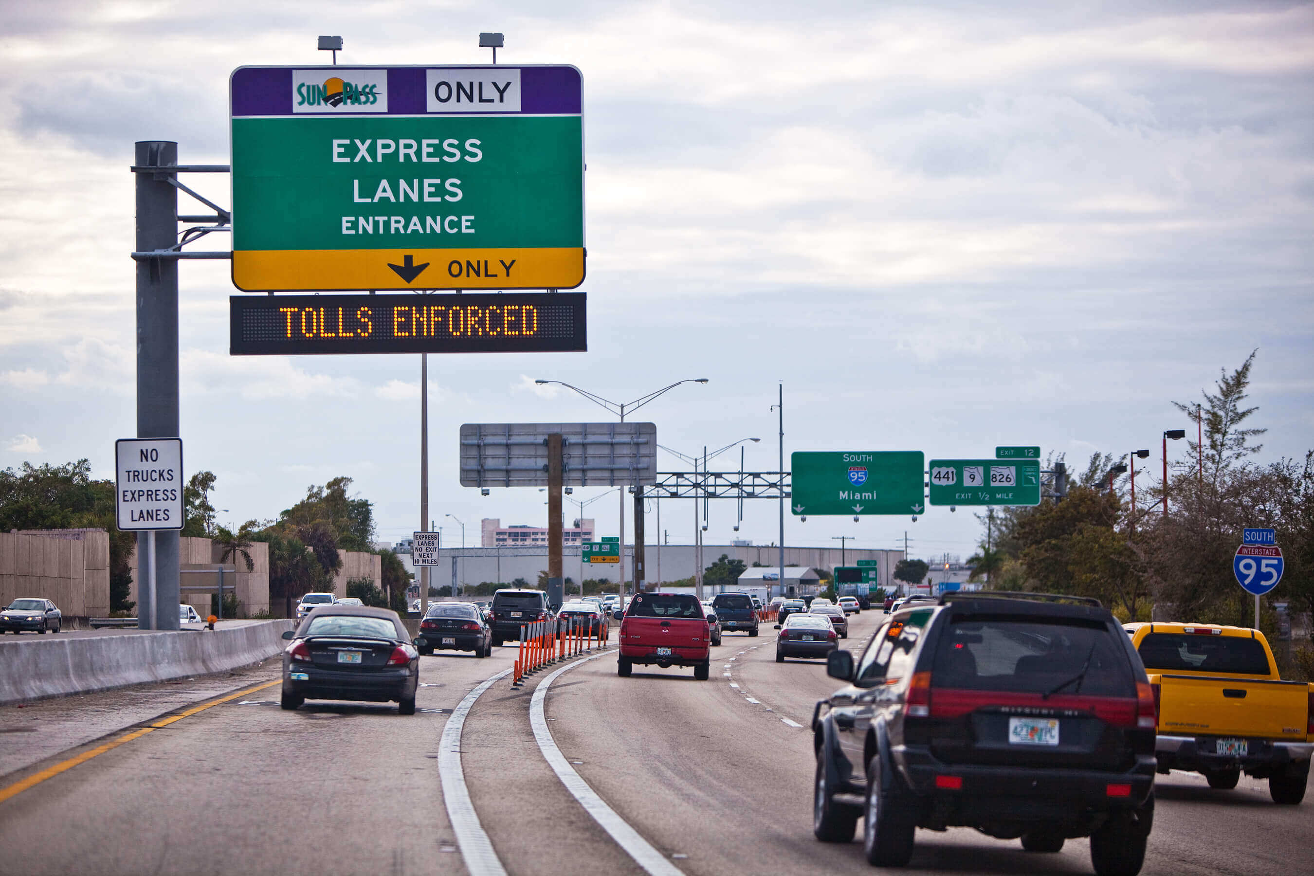 managed lane card