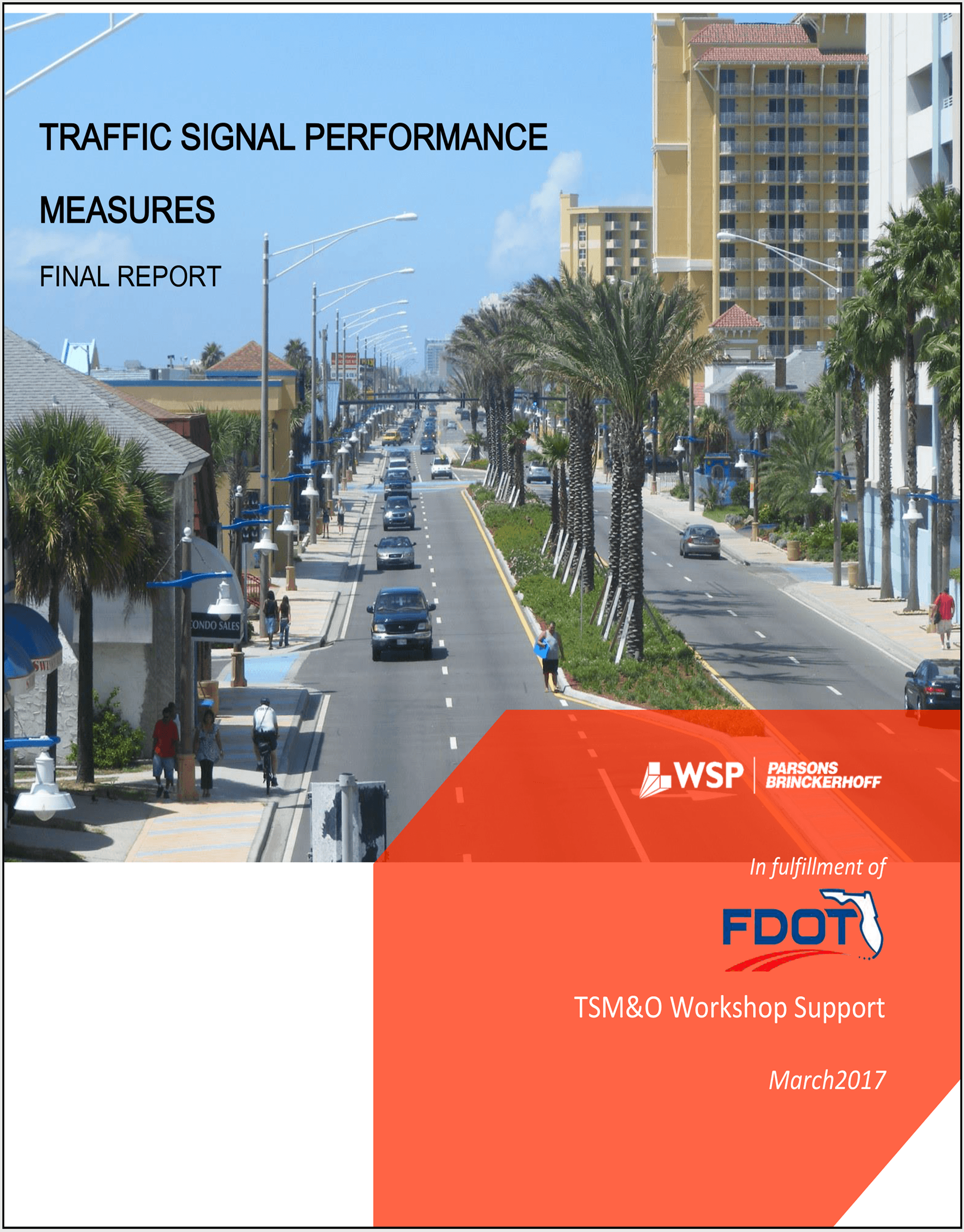 FDOT Traffic Signal Performance measures cover