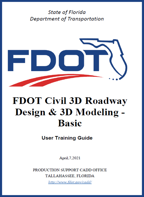 FDOT Civil 3D Roadway Design Cover