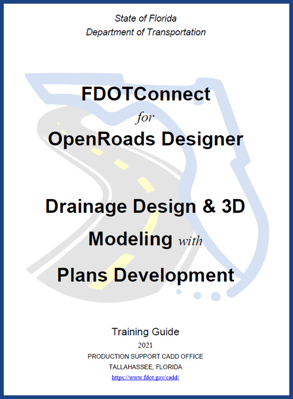 FDOTConnect Drainage for Design Training Cover