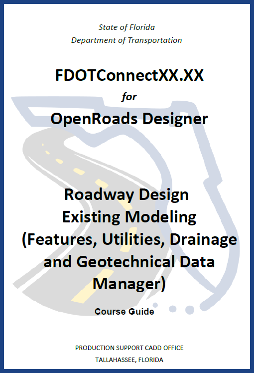 FDOTConnect Existing Modeling Training Cover