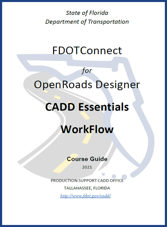 FDOTConnect CADD Essentials Training Cover