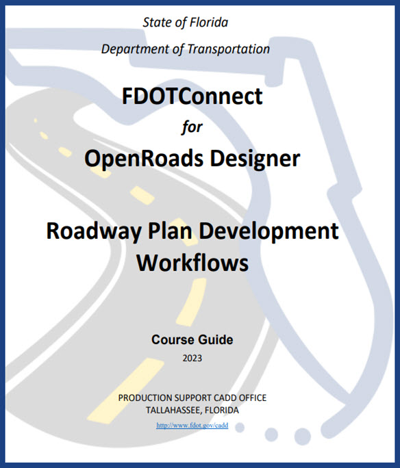 FDOTConnect Plan Development Workflows Training Cover
