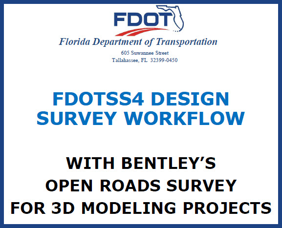 FDOTSS4 Design Survey Workflow