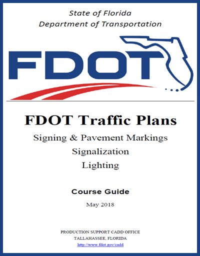 FDOT Traffic Plans Course cover page