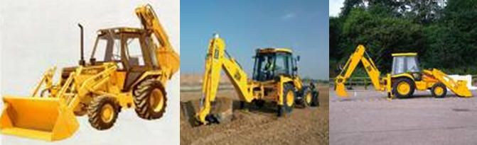 Picture of backhoes