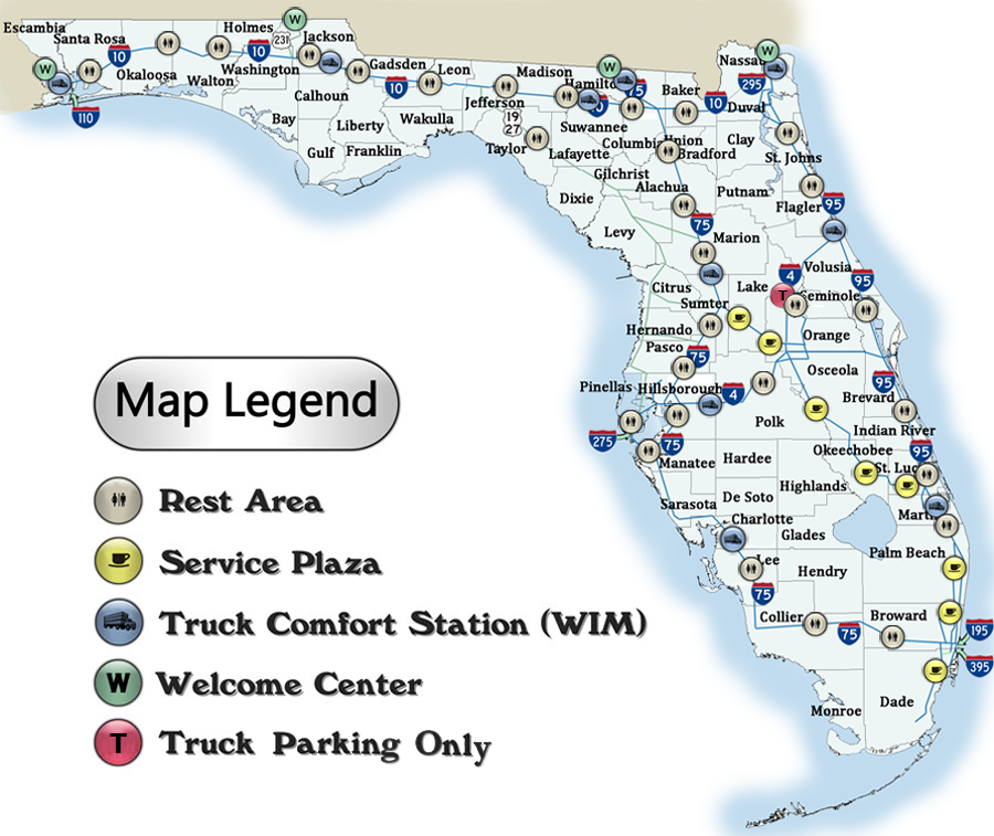 I 75 Map Florida - Map Pasco County