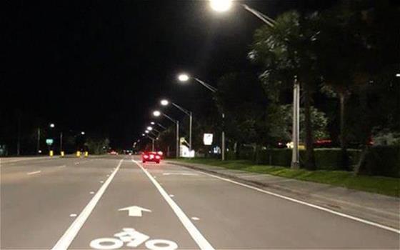 Okeechobee Blvd Lighting project in the Village between Folsom Road and SR 7_Royal Palm Beach