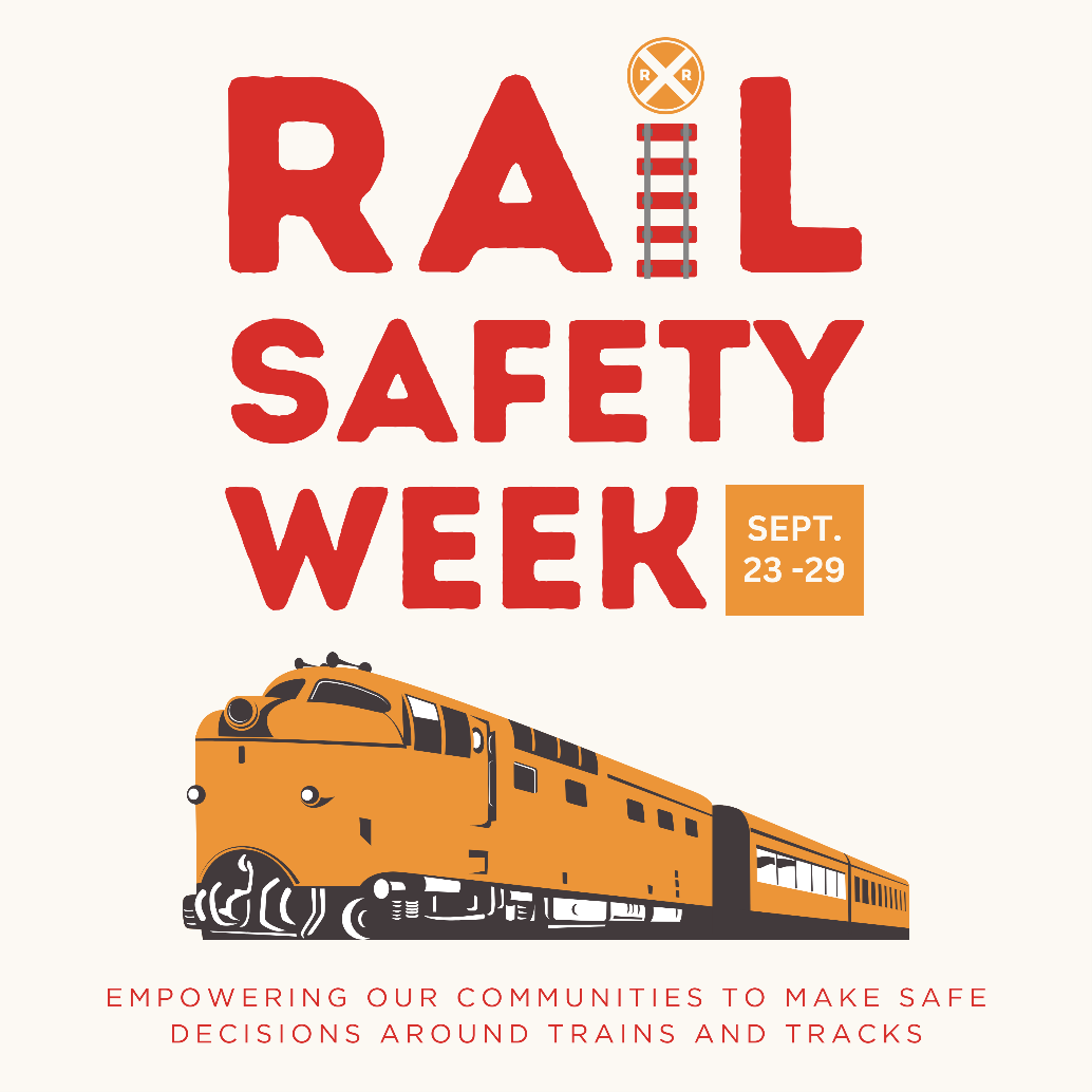 Rail Safety Week Graphic 2024