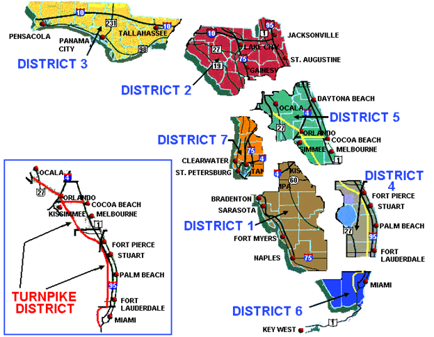Districts map