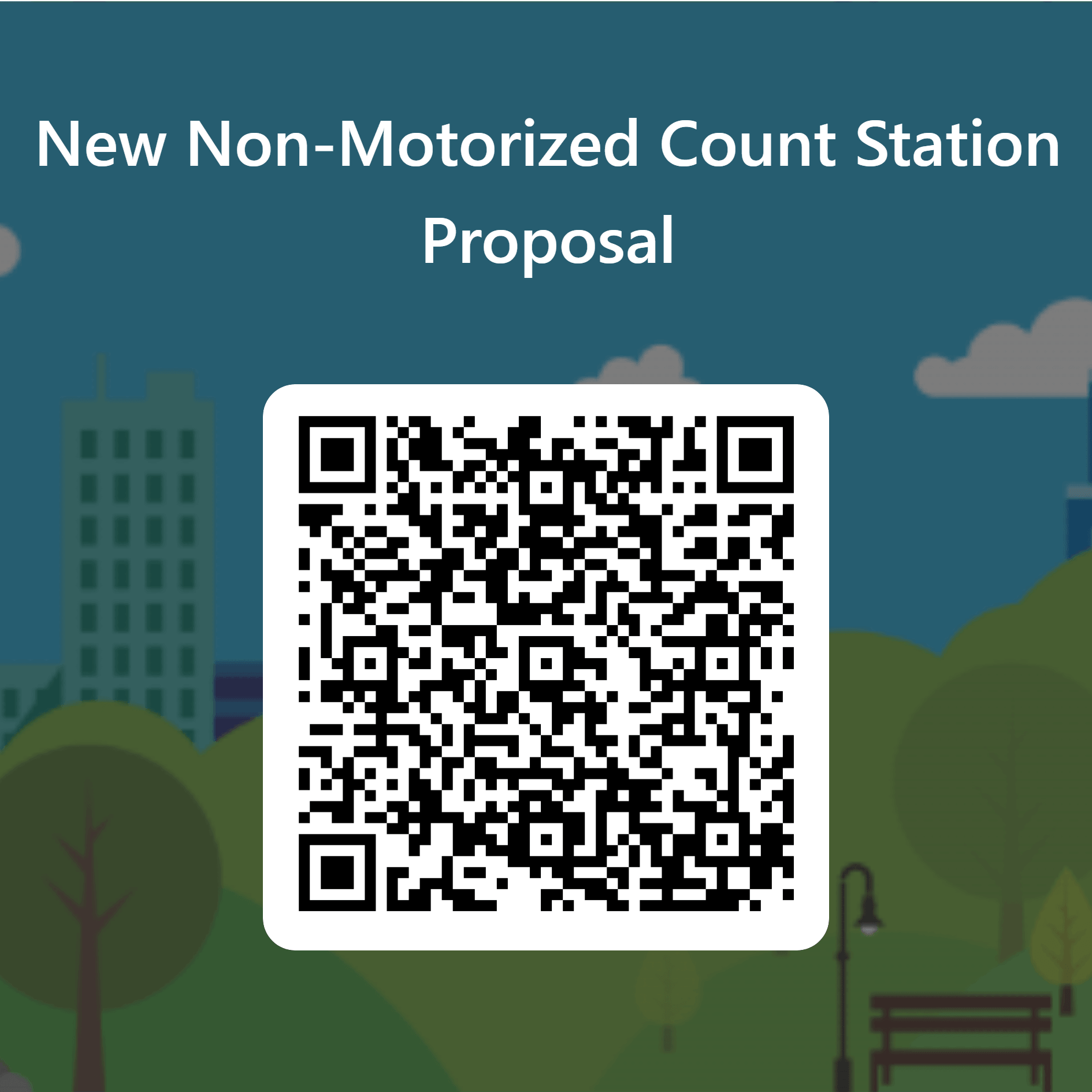 QRCode for New Non-Motorized Count Station Proposal