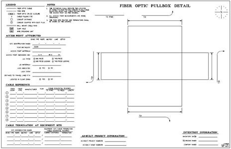 Fiber Optic Pullbox Detail