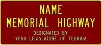 name memorial highway