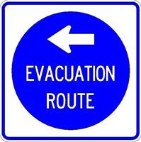 Evacuation Sign Left