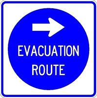 Evacuation Sign Right