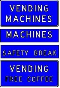 Vending Machine Sign