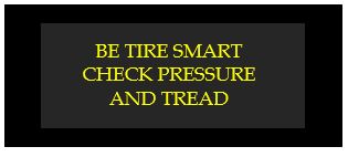 be tire smart check pressure and tread