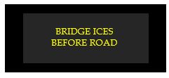 bridge ices before road