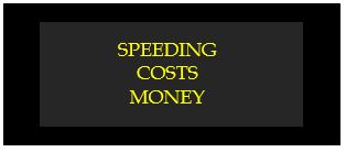 speeding cost money