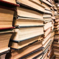 Thumbnail image showing stacks of books