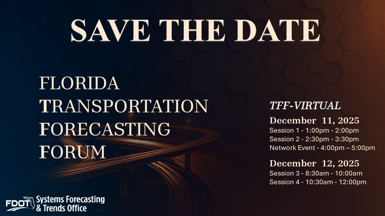 2025 Transportation Forecasting Forum Save The Date