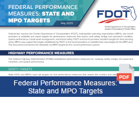 Federal Performance Measures for State and MPO Targets PDF 142 KB