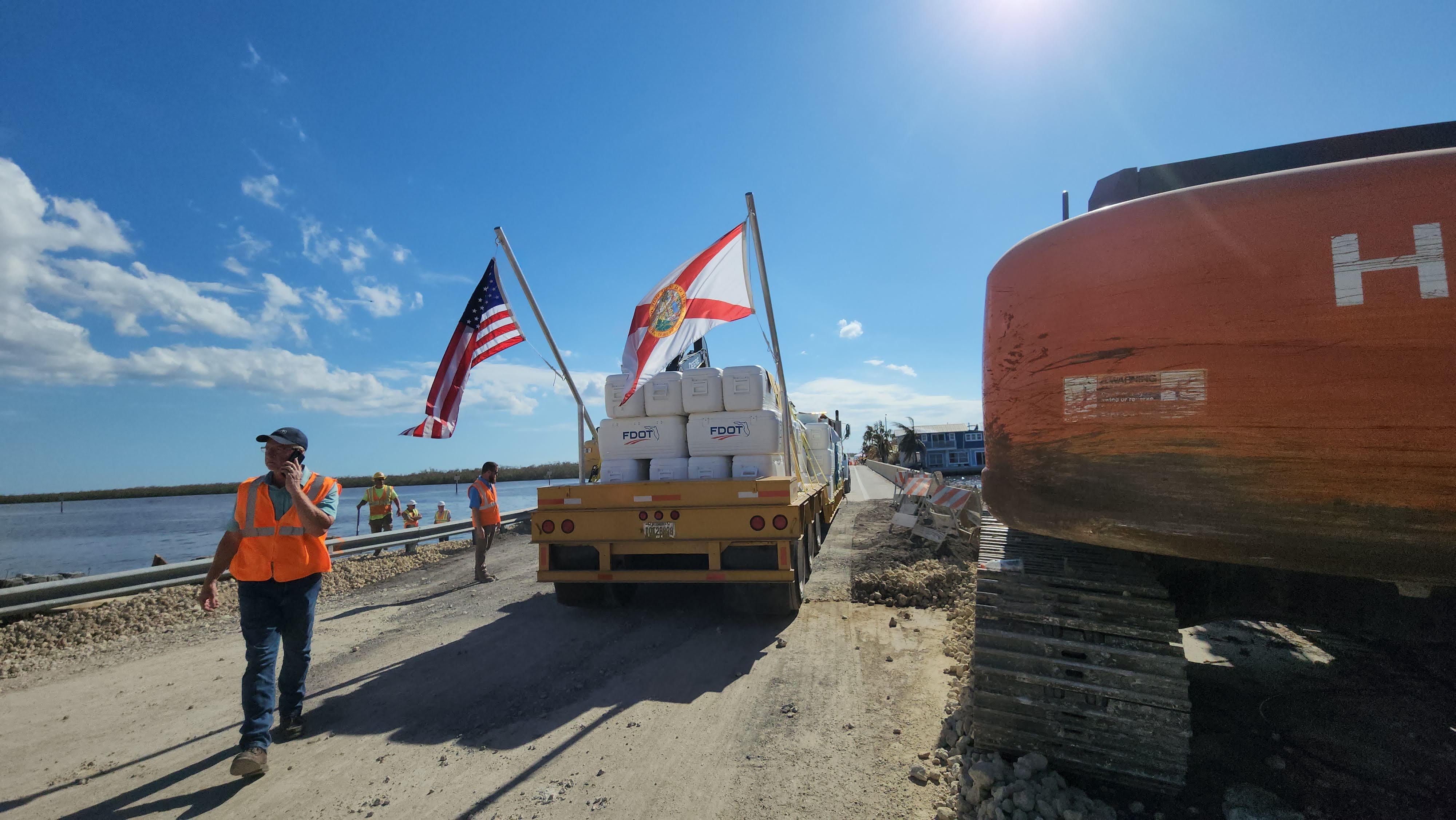 Florida Department of Transportation Delivers Supplies to Communities Florida Department of Transportation Delivers Supplies to Communities