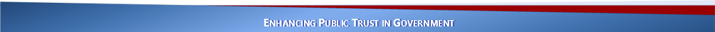 Enhancing Public Trust in Government footer