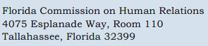 Florida Commission on Human Relations (FCHR) contact image