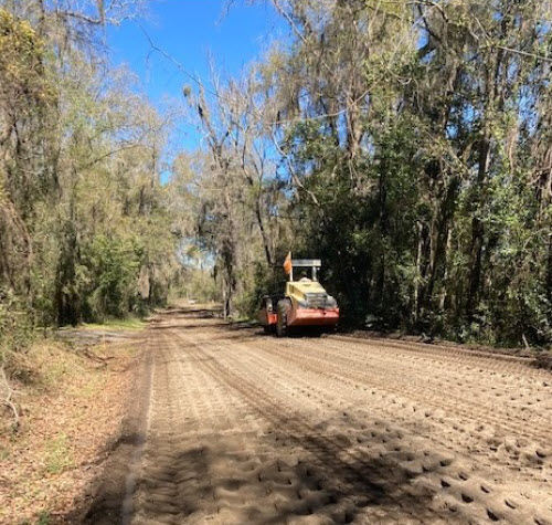 SCRAP roadway and safety improvements delivered by Madison County_Image taken during road construction of NE Oak Road from CR 150 to end of pavement