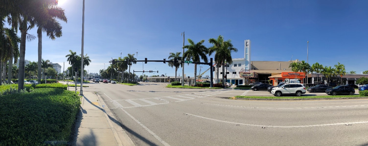 Overall SR 5/US 1 and SR 838/Sunrise Boulevard Intersection Looking Southeast