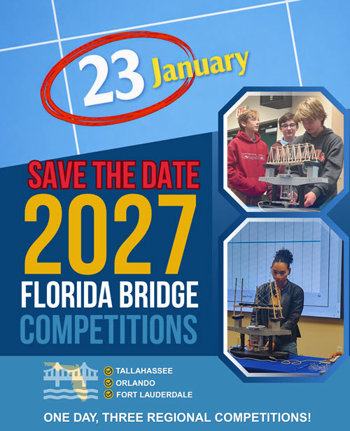Florida Bridge Competition Save the Date January 23, 2027