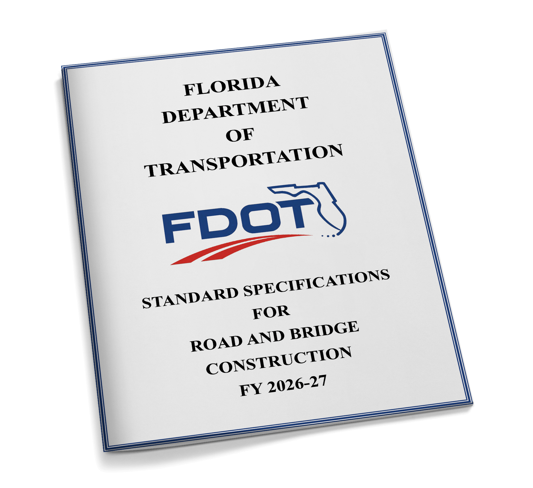 FDOT Standard Specification cover