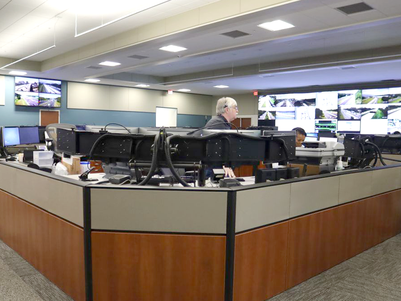 D2 RTMC video wall with operator